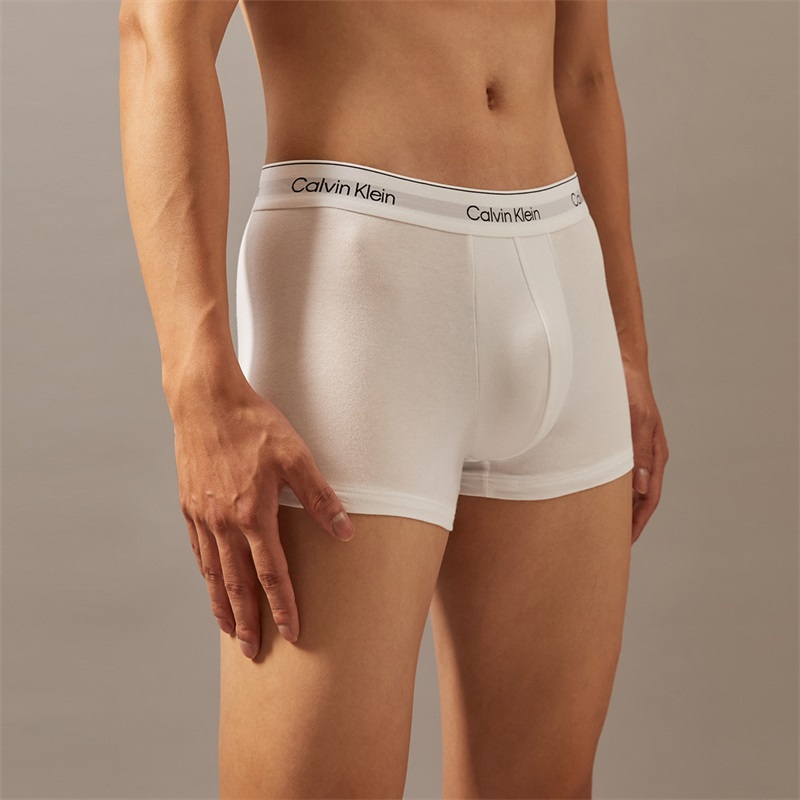 CALVIN KLEIN Трусы мужские 2 шт, UJH-Космический черный/Кокосовый серый — фото 4