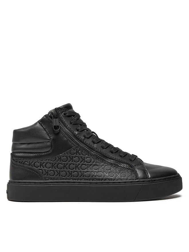 

Кроссовки High Top Lace Up W/ Zip Mono Calvin Klein, черный