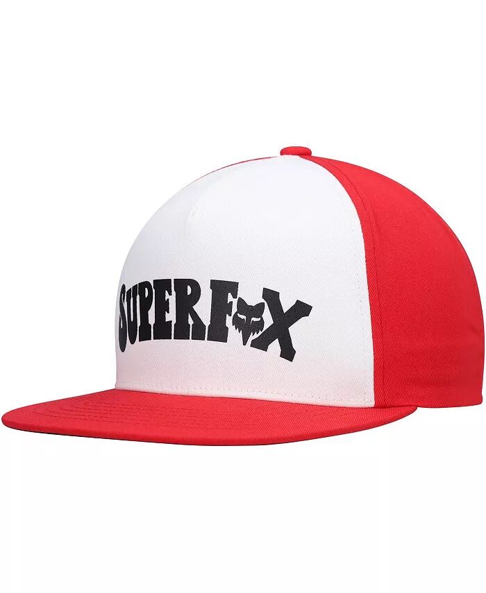 

Мужская белая бейсболка Super Trik Snapback Fox