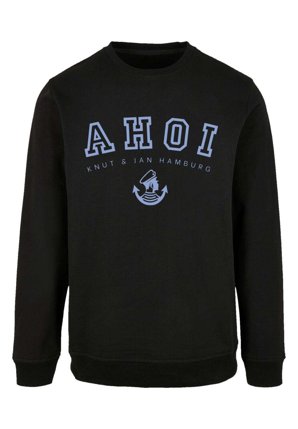 

Пуловер F4NT4STIC Sweatshirt Herren Sweatshirt Ahoi Knut & Jan Hamburg, черный