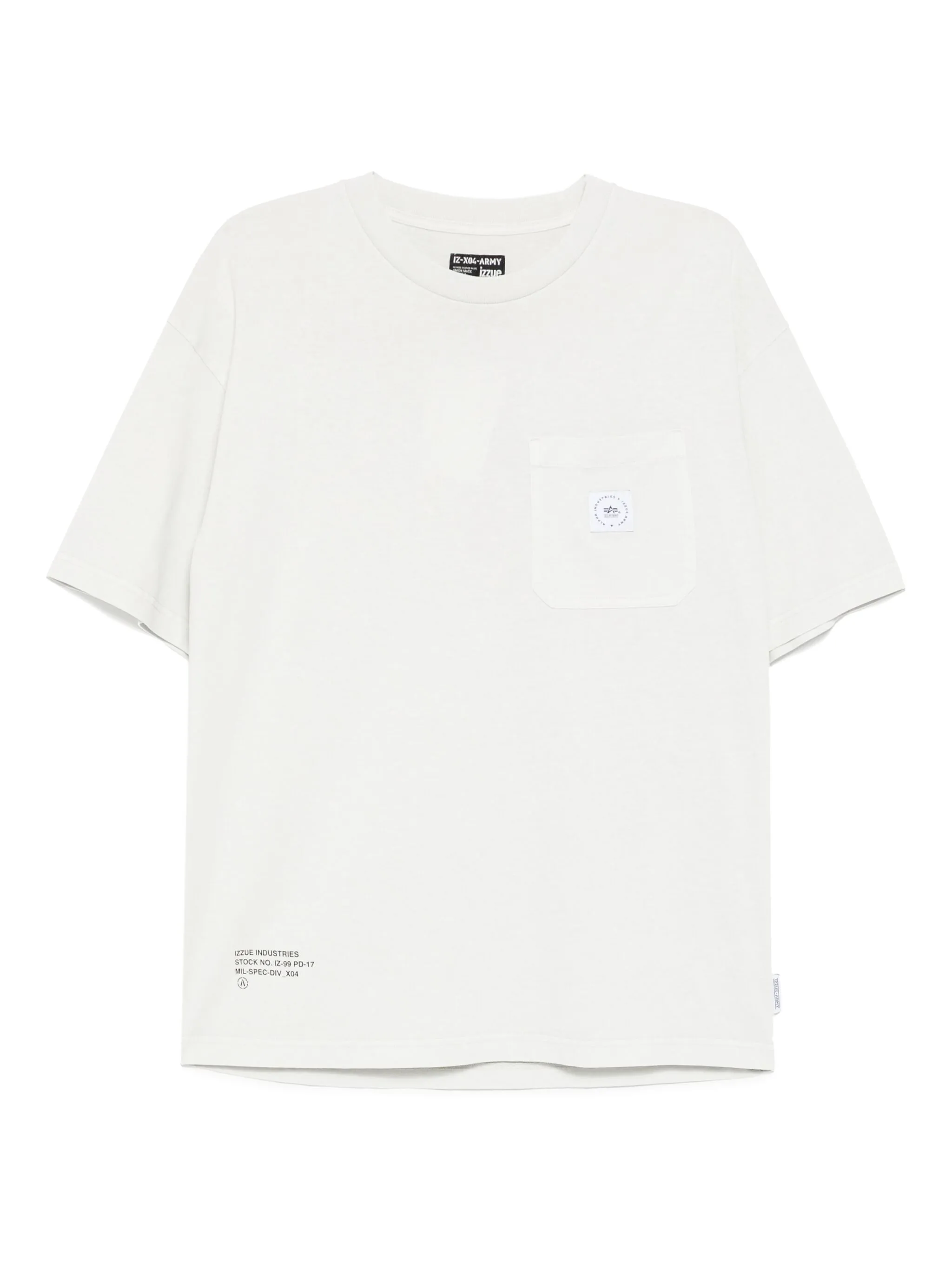 

Футболка с нашивкой-логотипом Izzue, белый