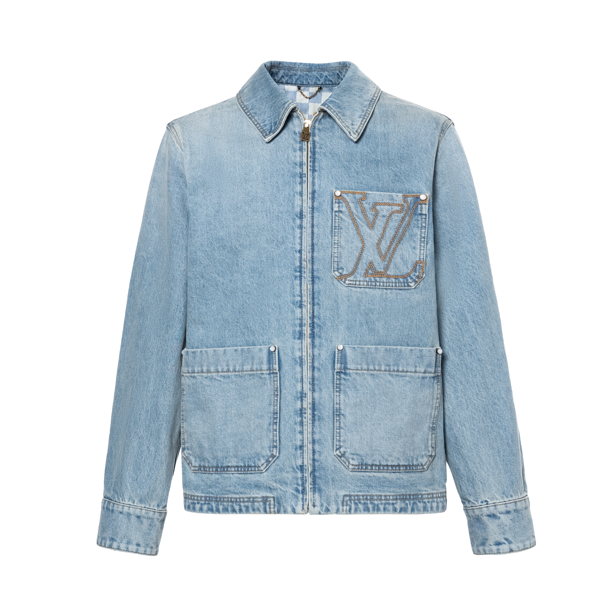 

LOUIS VUITTON Джинсовая куртка, Blue