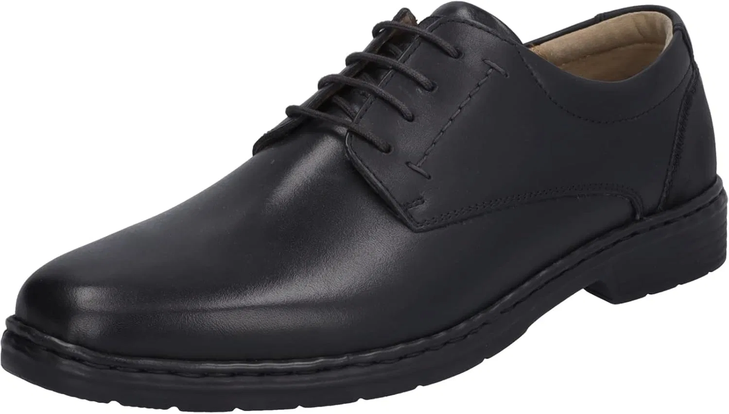 Лоферы мужские шнурованные Josef Seibel, Black