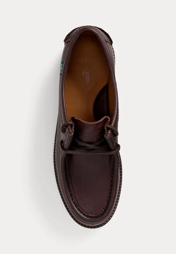 Лоферы jett с подошвой из натуральной кожи и лацканами Polo Ralph Lauren, Dark Brown — фото 4