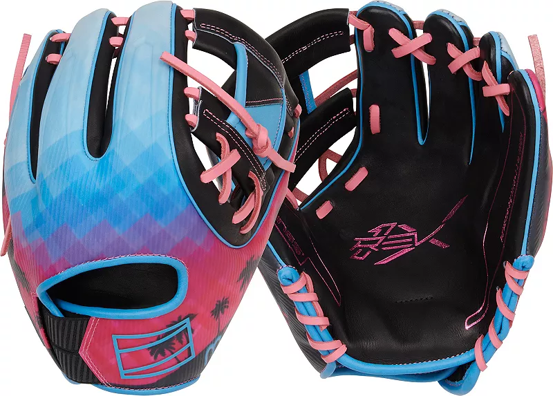 

Перчатки Rawlings серии Miami REV1X 11,5 дюймов, 2025 г, черный/розовый/синий