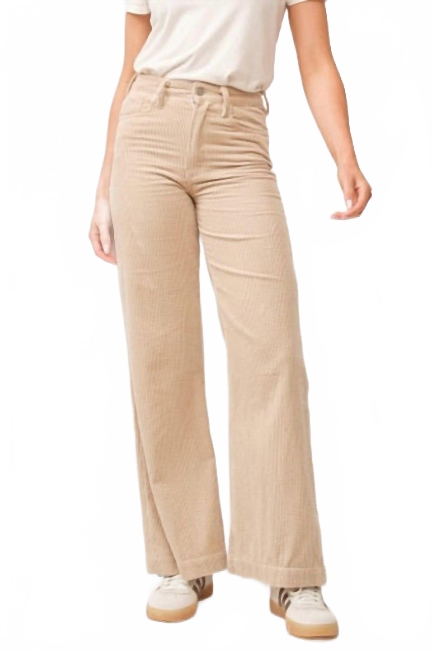 

Широкие брюки Fiona из вельвета кремового цвета с пеной Dear John Denim, Foam Cream Corduroy