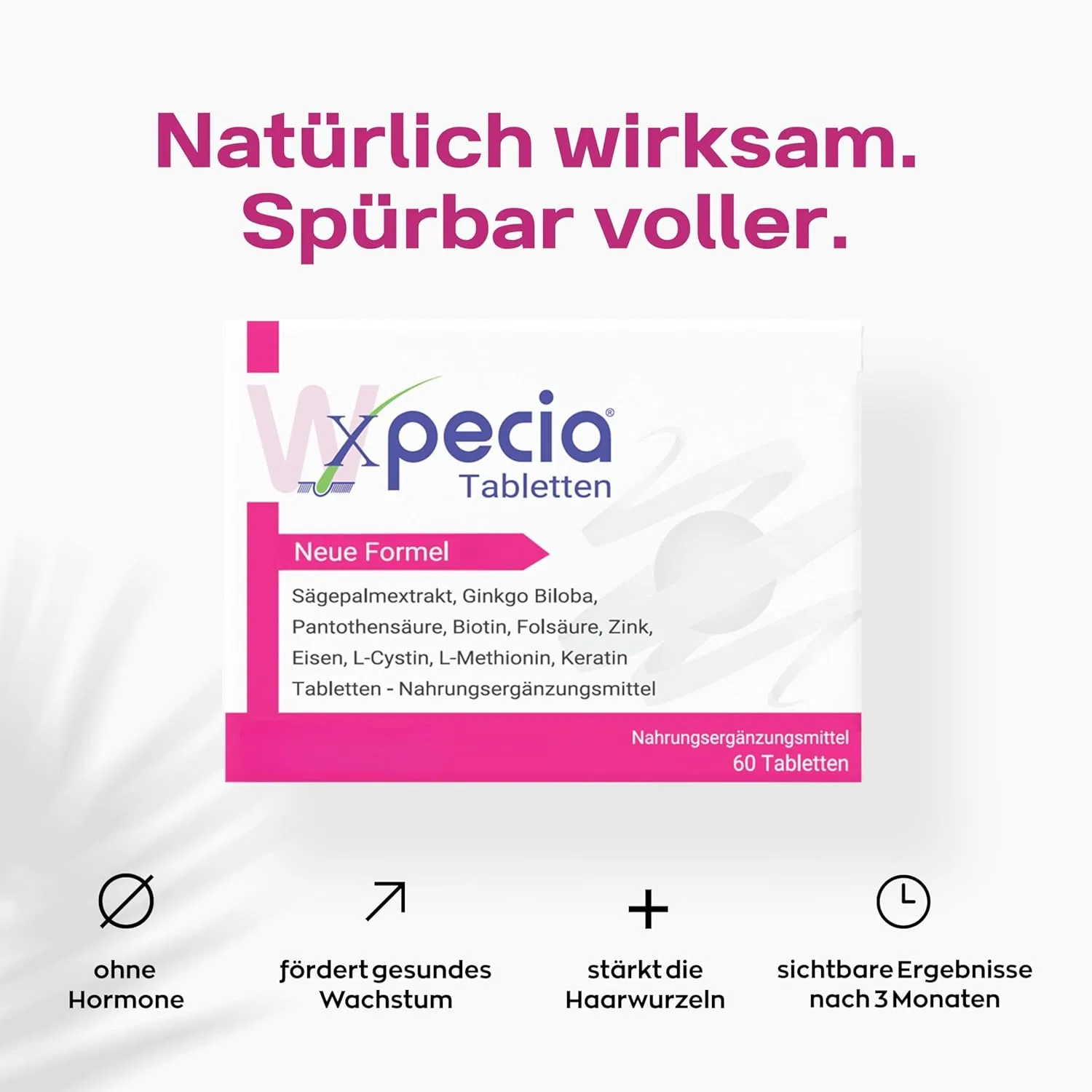 Блокатор ДГТ Xpecia с биотином и экстрактом пальмы сабаль для женщин Xpecia — фото 2