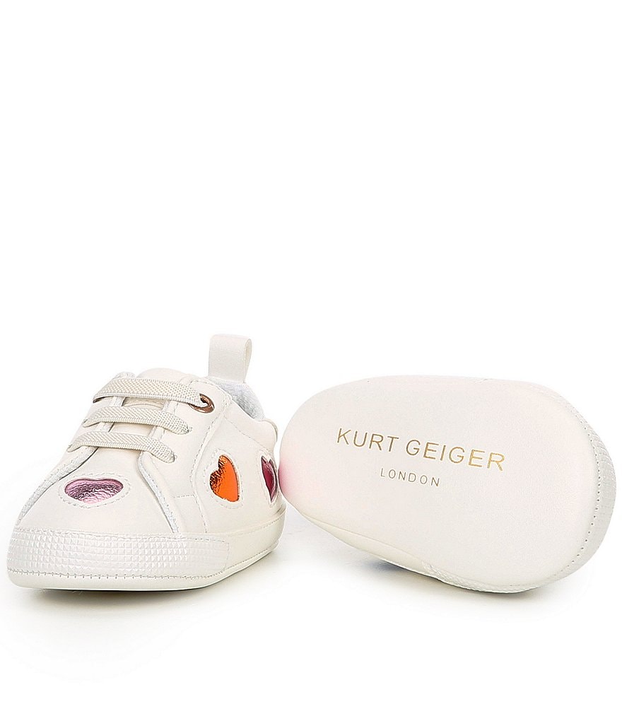 

Кроссовки Mini Lane Love для девочек Kurt Geiger London (для младенцев), белый