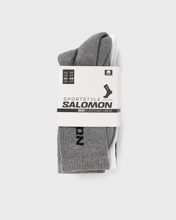 

Носки Salomon Everyday Crew 3-Pack, черный/белый