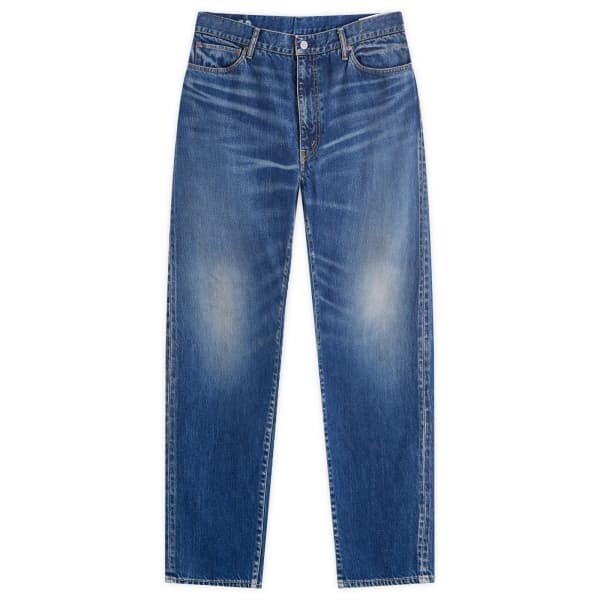 

Социальная скульптура 05 поврежденные джинсы-42 Visvim, синий