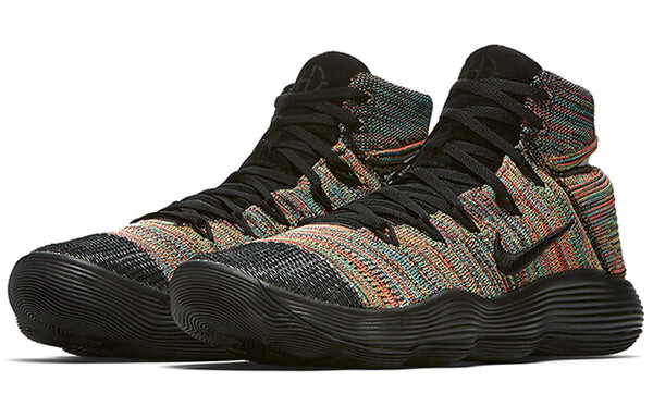 Кроссовки hyperdunk 2017 flyknit Nike, мульитколор — фото 3