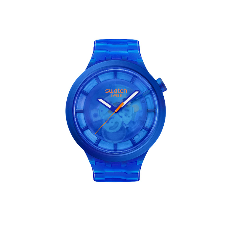 

Мужские часы 47 мм синие SB05N116 SWATCH