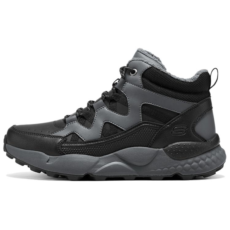 

Высокие повседневные кроссовки BENDINO Support Thermal Rebound, мужские, черно-серые Skechers, Gray Black