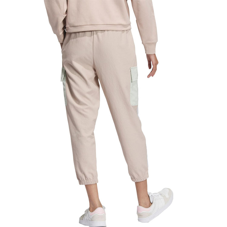 Вязаные спортивные штаны унисекс, цвет Wonder Taupe Adidas Neo, wonder taupe — фото 4