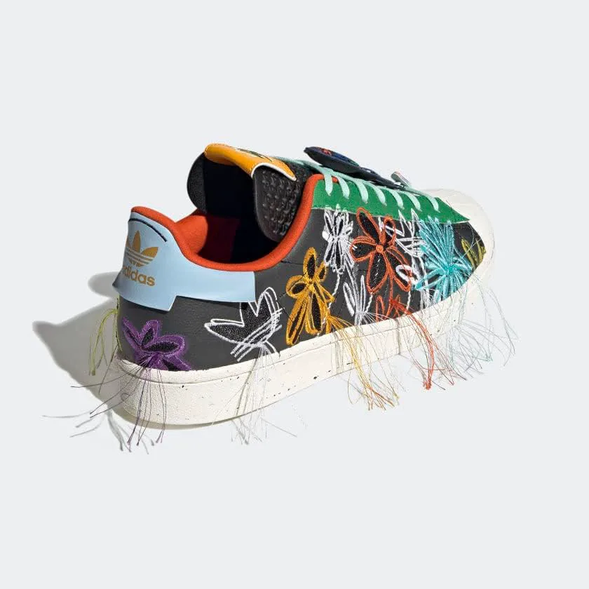Мужские кроссовки Adidas Superearth Sw, черный/ярко-желтый/зеленый — фото 3