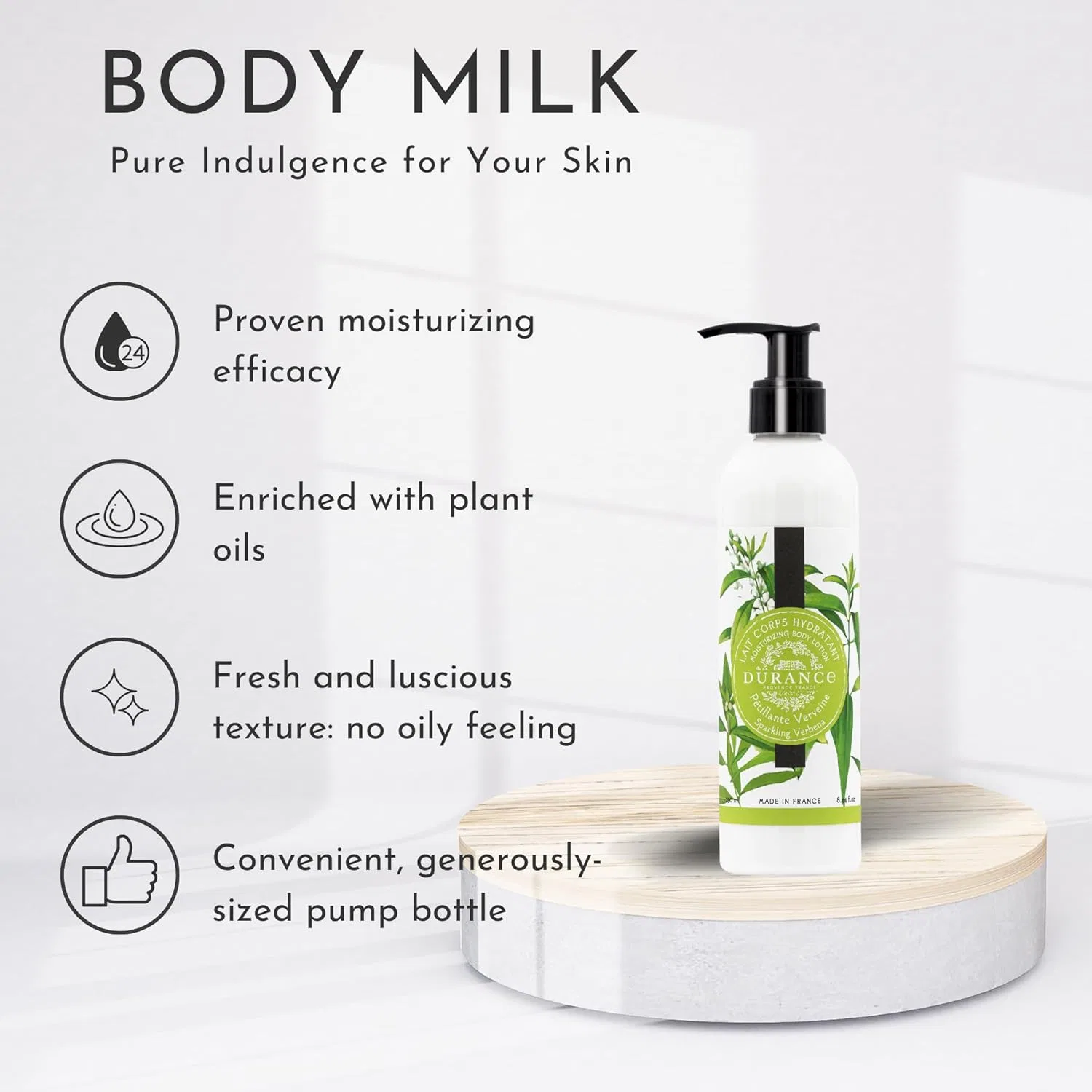 Лосьон для тела увлажняющий Durance Plant Series Sparkling Belbene 250 мл — фото 2