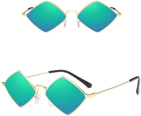 

Ретро солнцезащитные очки для женщин с заклепками, широкие дужки, мужские панк-очки, солнцезащитные очки UV400, сине-серый градиент, один размер MTZJH, One Color