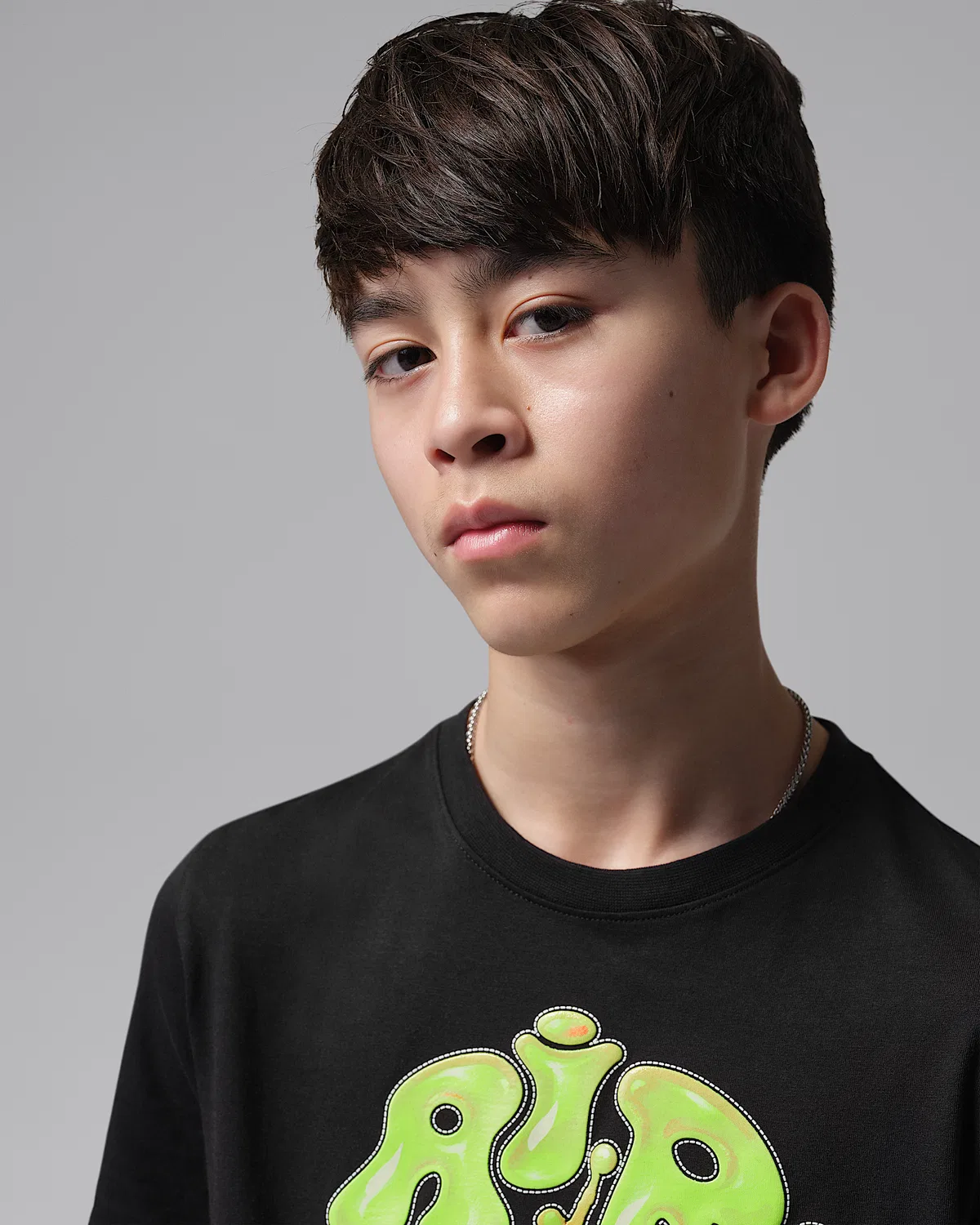 Детская футболка Bubble T-Shirt Jordan Super Splash, Black — фото 3