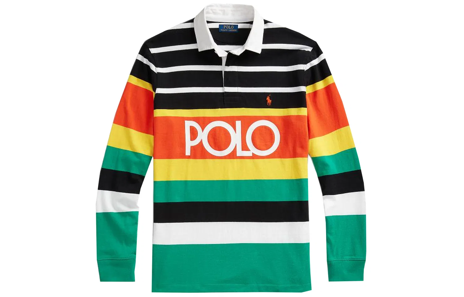 Вязаное поло с логотипом Polo Ralph Lauren разноцветный