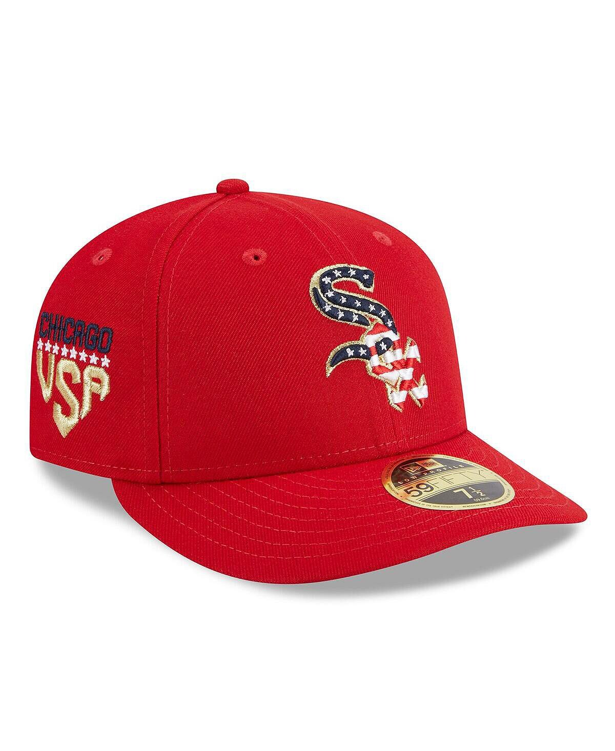 

Мужская низкопрофильная кепка Red Chicago White Sox 2023 Fourth of июля 59FIFTY. New Era