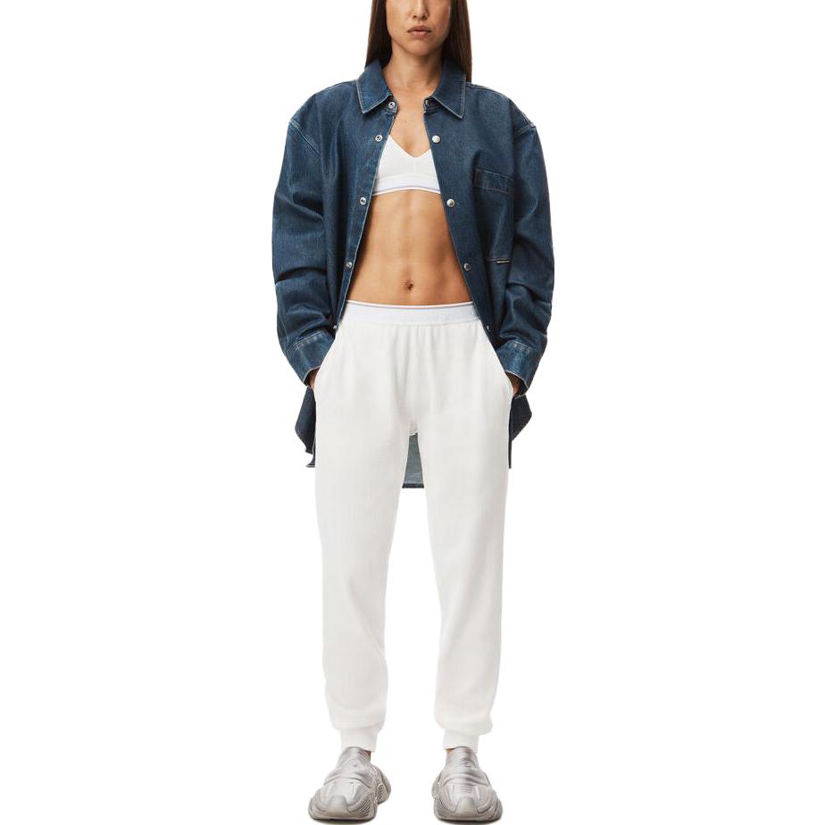 

Трикотажные спортивные штаны мужские Alexander Wang, белый