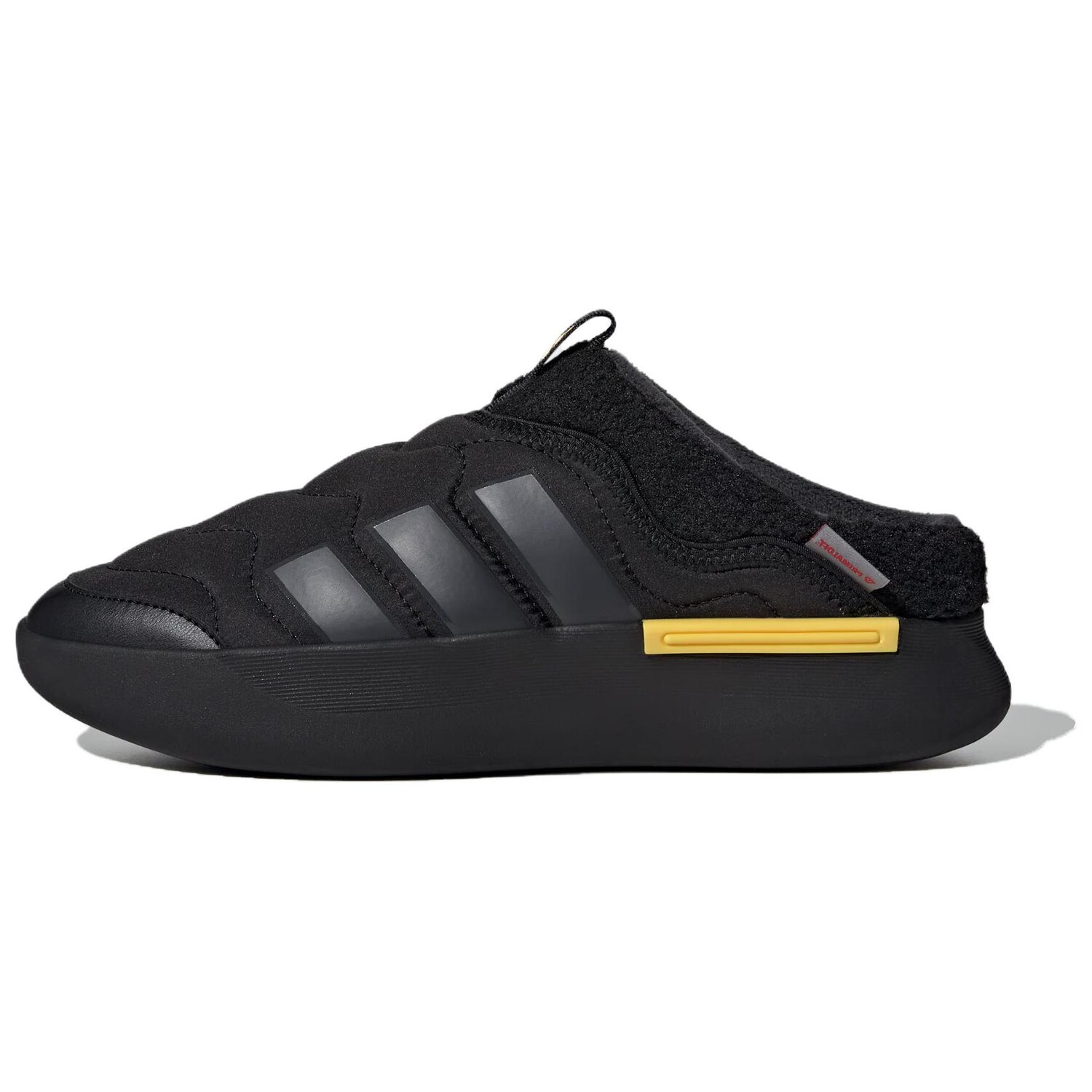 

Стильные кроссовки Adipuff Унисекс С Низким Берцем Черного/Желтого цвета Adidas