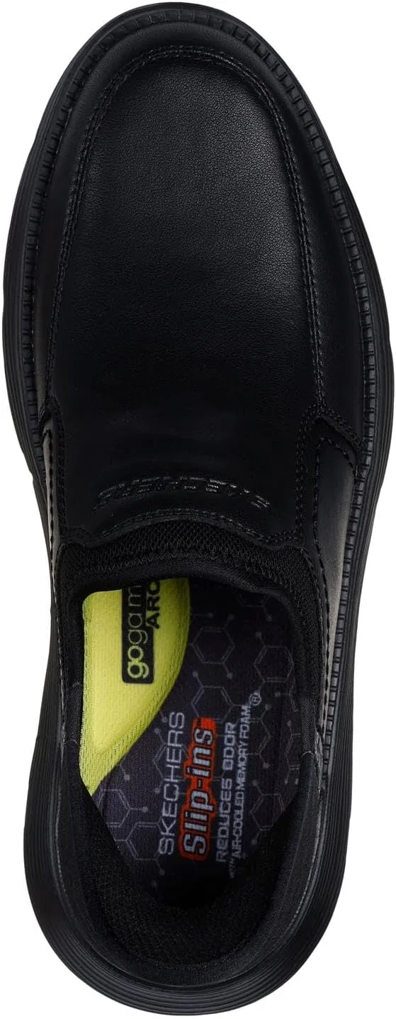 Мужские слипоны Skechers Hands-Free Garza Dorado, Black — фото 3