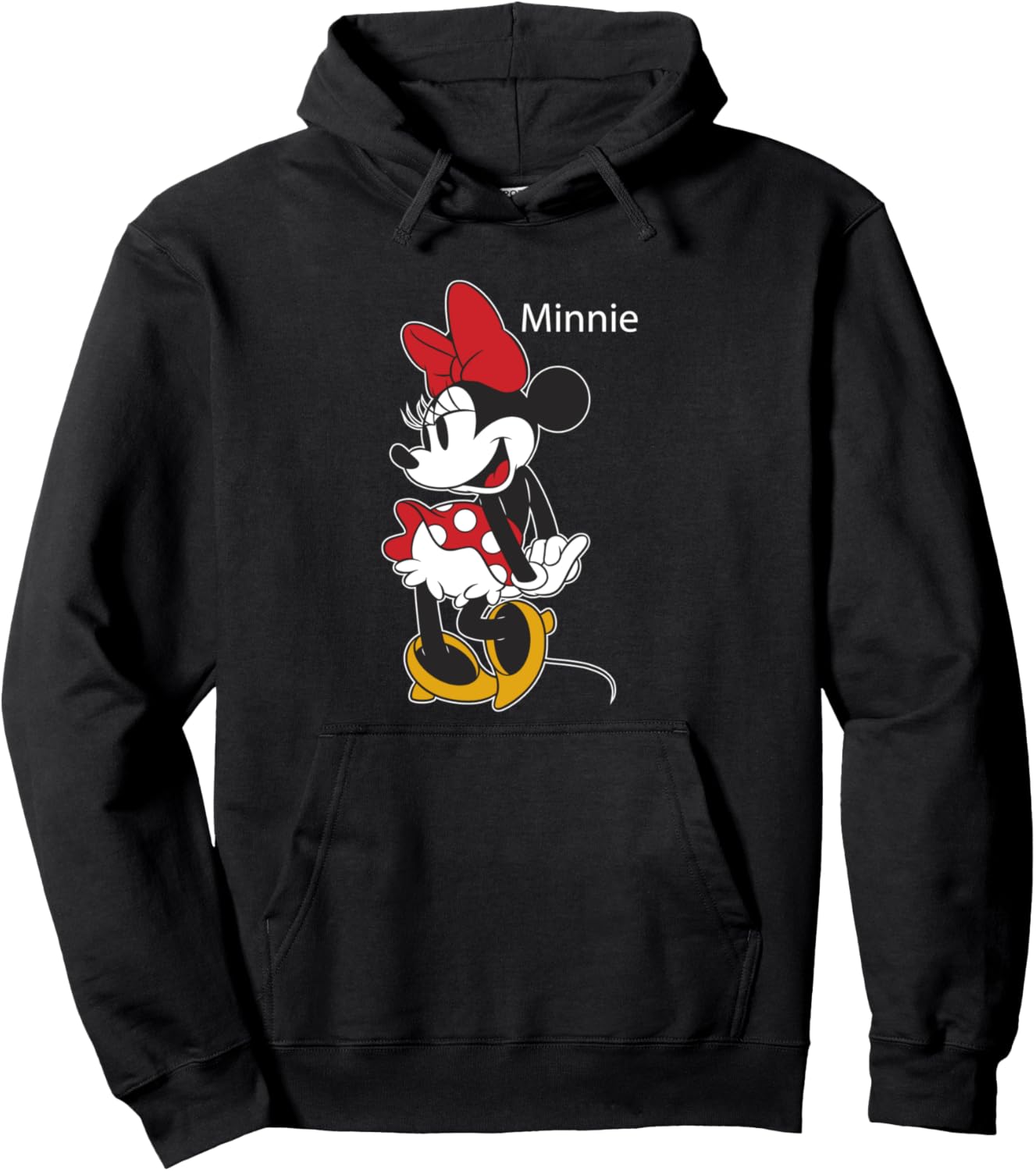 

Худи с изображением милой Минни Маус в дерзкой позе, черная Disney, Черный, Худи с изображением милой Минни Маус в дерзкой позе, черная Disney