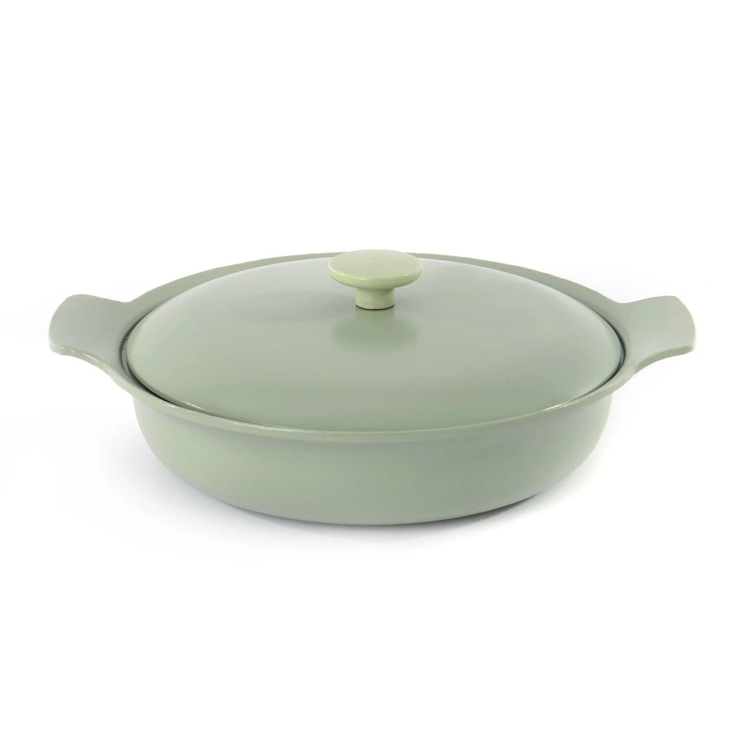 

Сковорода глубокая BergHoff Ron Cast Iron Cov, зеленый