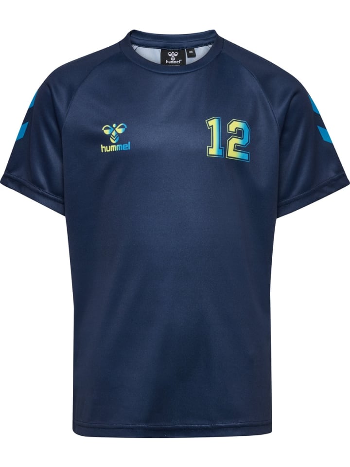 

Hummel Футболка «Shimmer T-Shirt S/S» синего цвета, Синий, Hummel Футболка «Shimmer T-Shirt S/S» синего цвета