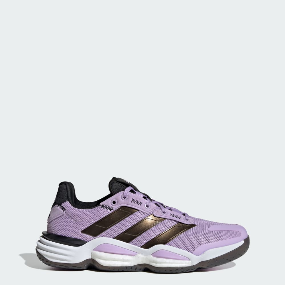 Кроссовки Adidas Stabil 16 Indoor Shoes, цвет Powder Plum/Core Black/Cloud White