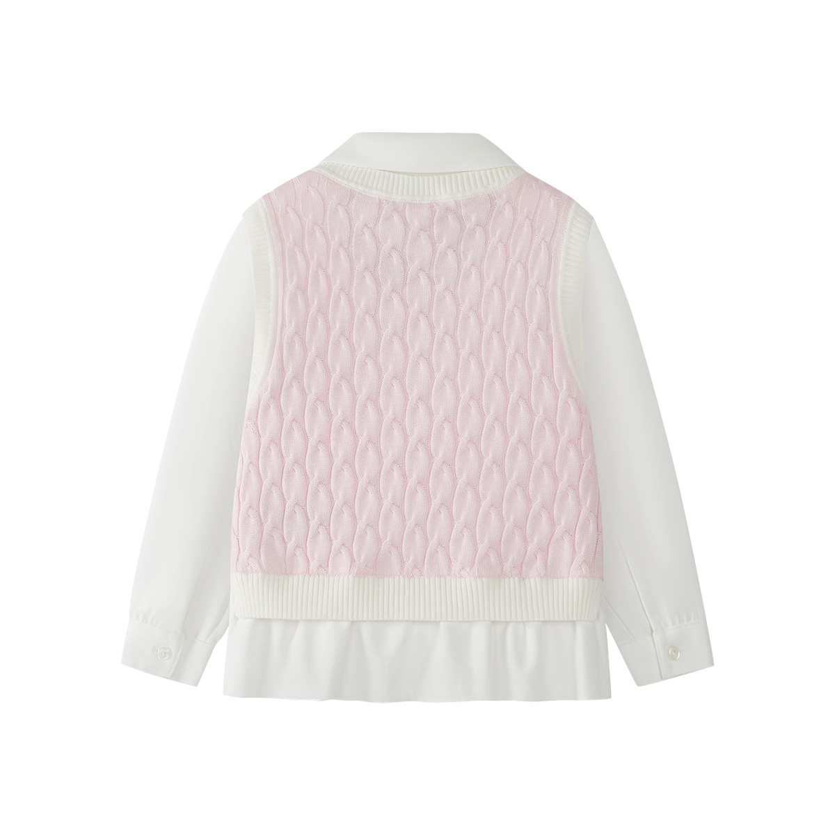 FILA KIDS Длинный рукав POLO Cloud White детский — фото 3