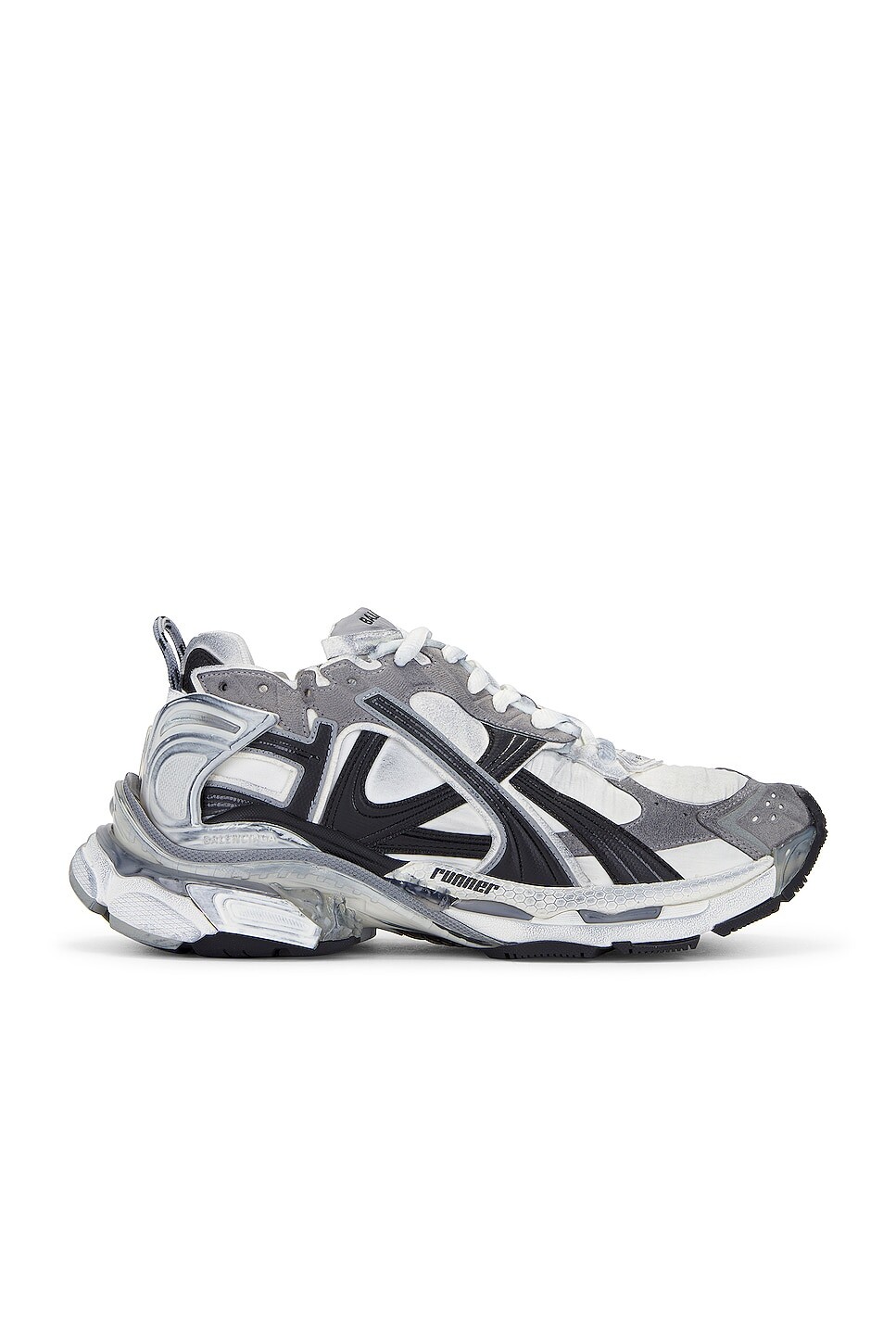 

Кроссовки для бега Balenciaga, серый/белый/черный