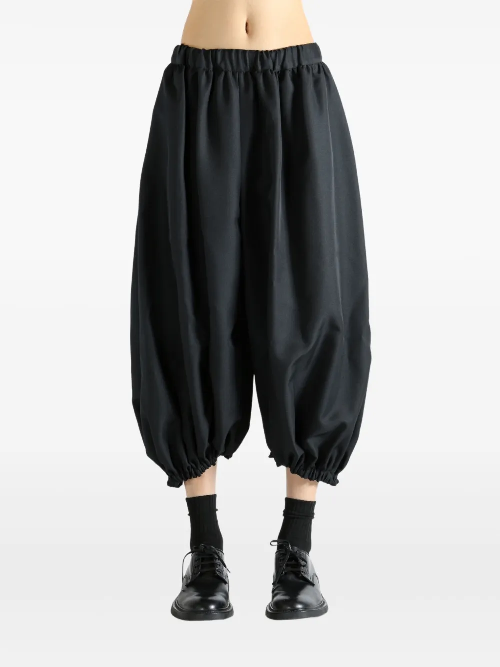 

Брюки-баллоны на эластичном поясе COMME DES GARCONS, черный