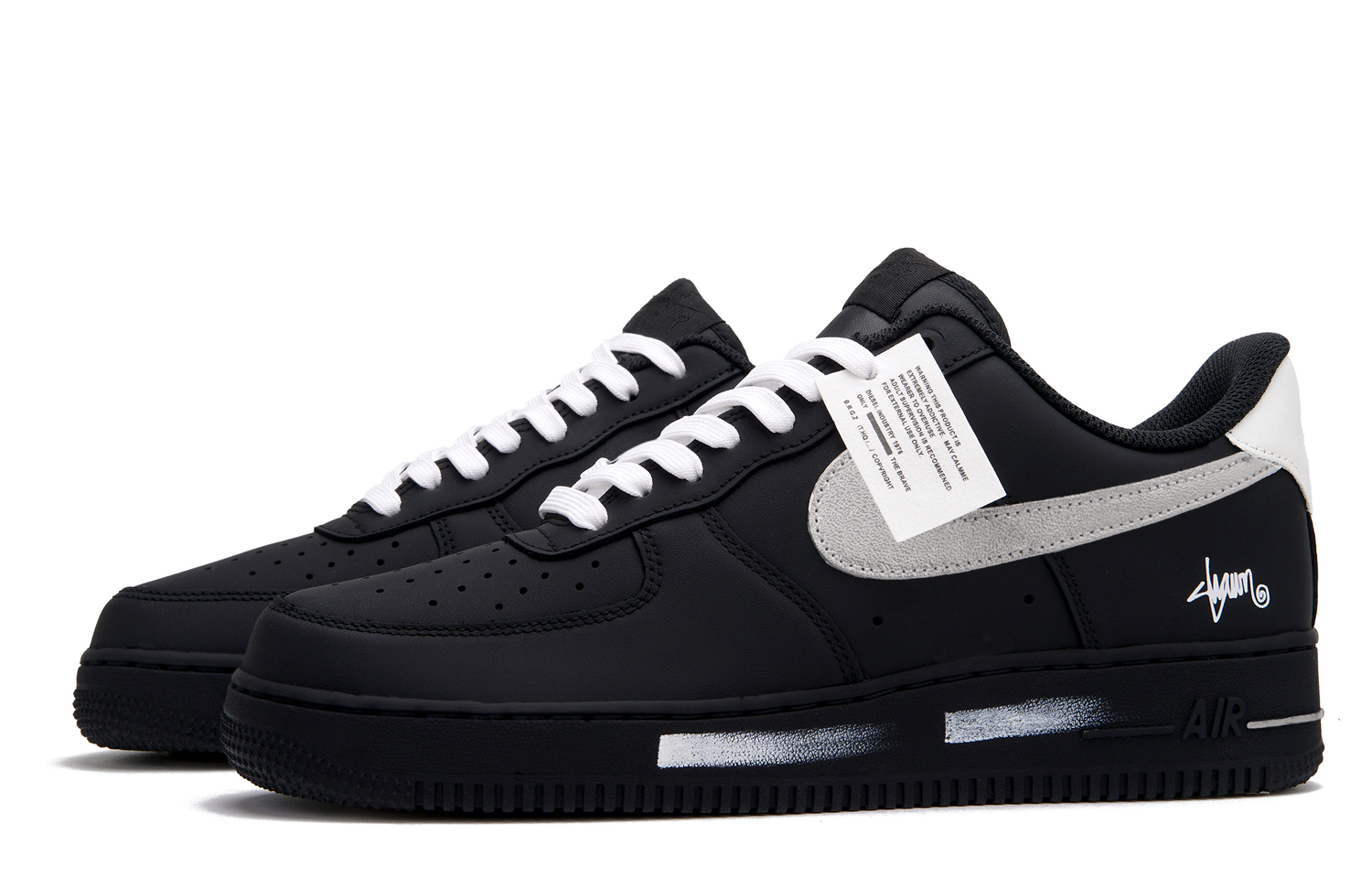 Nike Кроссовки для скейтбординга Air Force 1 Future Warrior Low top Unisex Black — фото 4