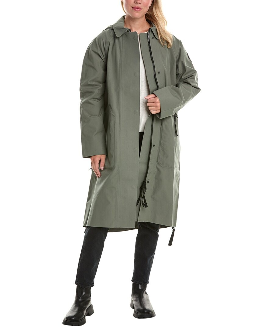 Пальто из канадского гуся Canada Goose, зеленый — фото 2