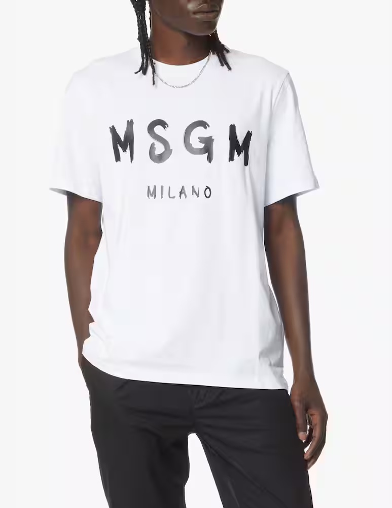 

Футболка с логотипом MSGM, белый