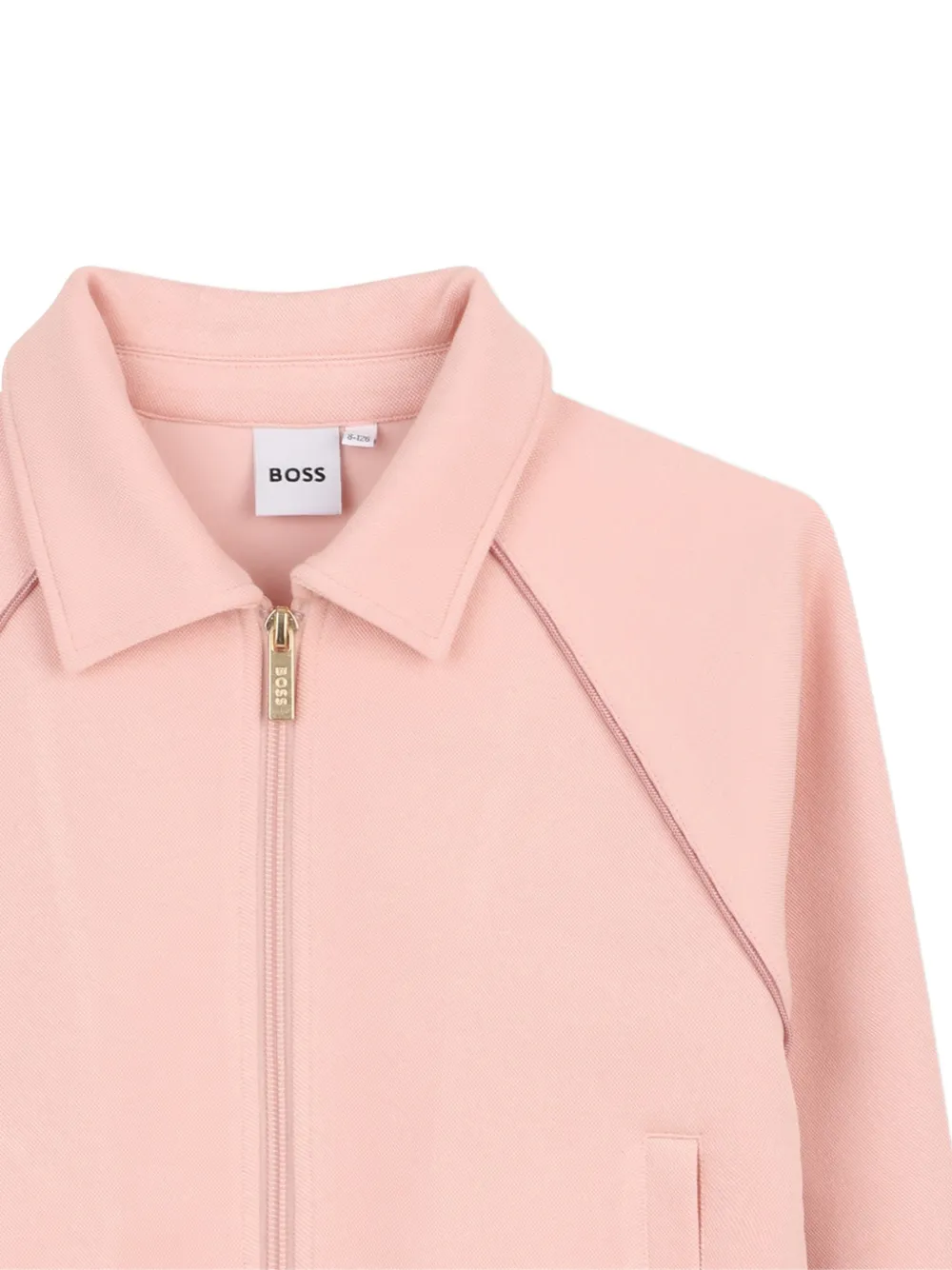 Толстовка на молнии Boss Kidswear, розовый — фото 3
