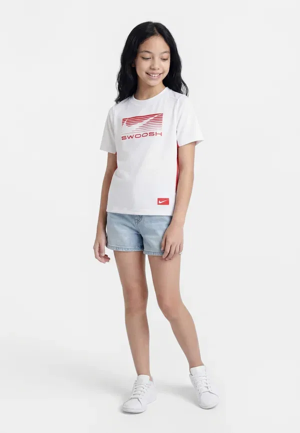 Футболка Nike Performance Multi Love Sports, белый/университетский красный