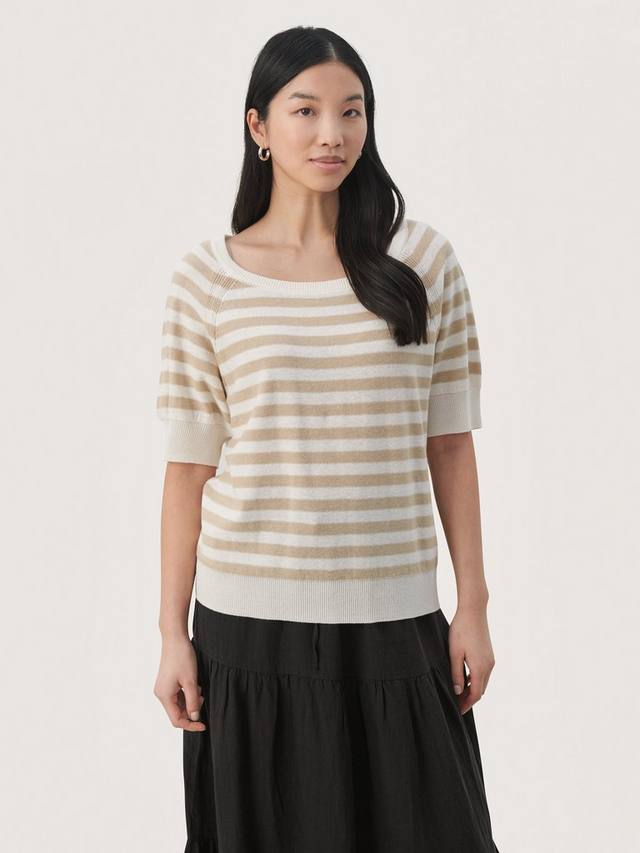 

Джемпер с коротким рукавом glennie Part Two, цвет White Pepper Stripe