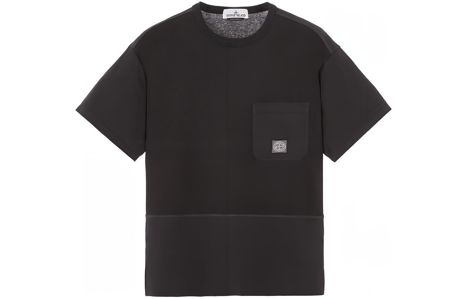 

Футболка мужская черная Stone Island, черный