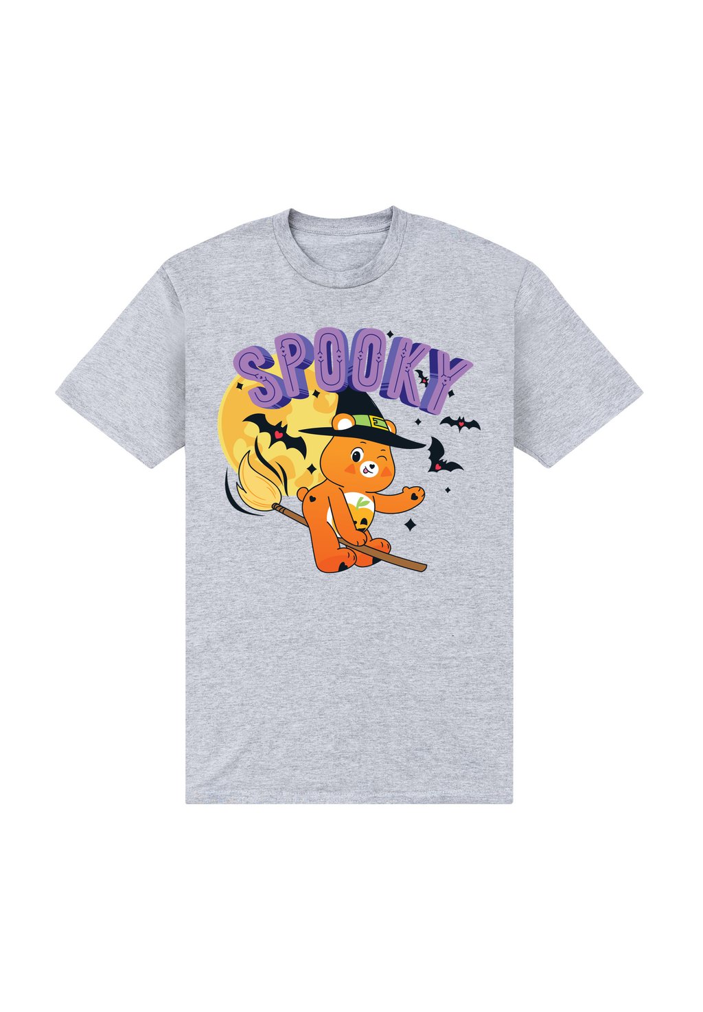 

Футболка с принтом CARE BEARS UTM HALLOWEEN TRICK OR SWEET BEAR SPOOKY Henry Tiger, цвет Heather Grey
