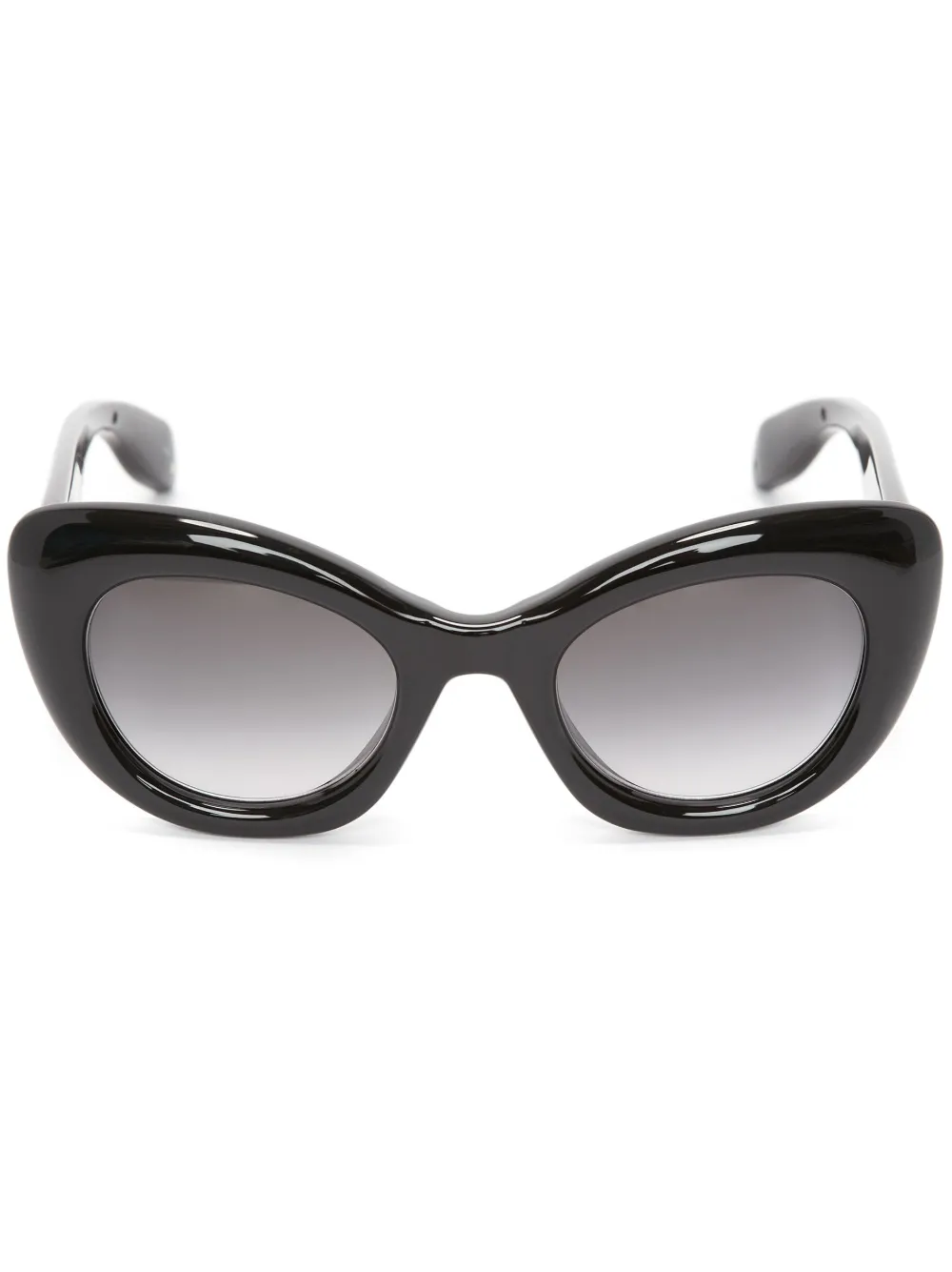 

Солнцезащитные очки в оправе 'кошачий глаз' Alexander McQueen Eyewear, черный