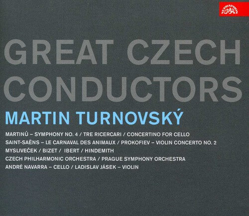 

CD диск Turnovsky / Martinu / Ibert / Hindemith / Cpo: Great Czech Conductors: Martin Turnovsky