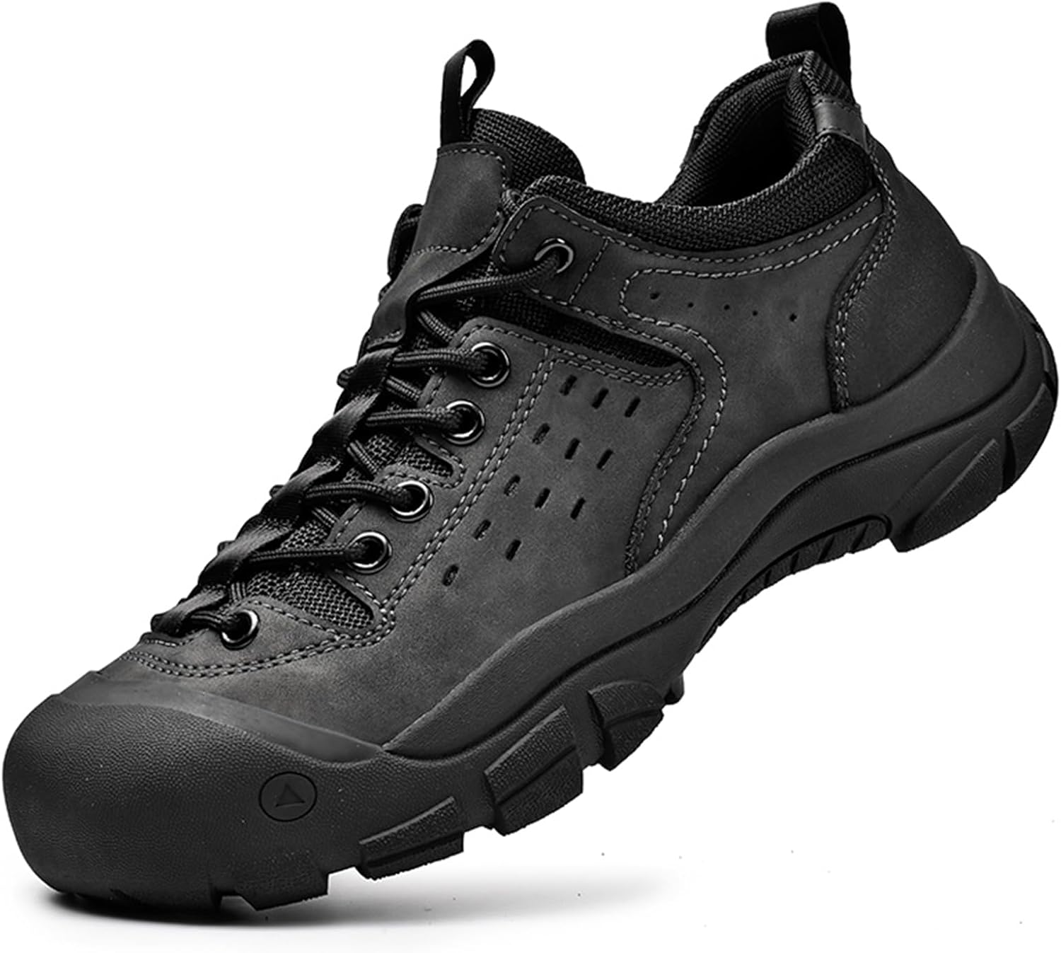 

Мужские кожаные треккинговые кроссовки abborora, черный