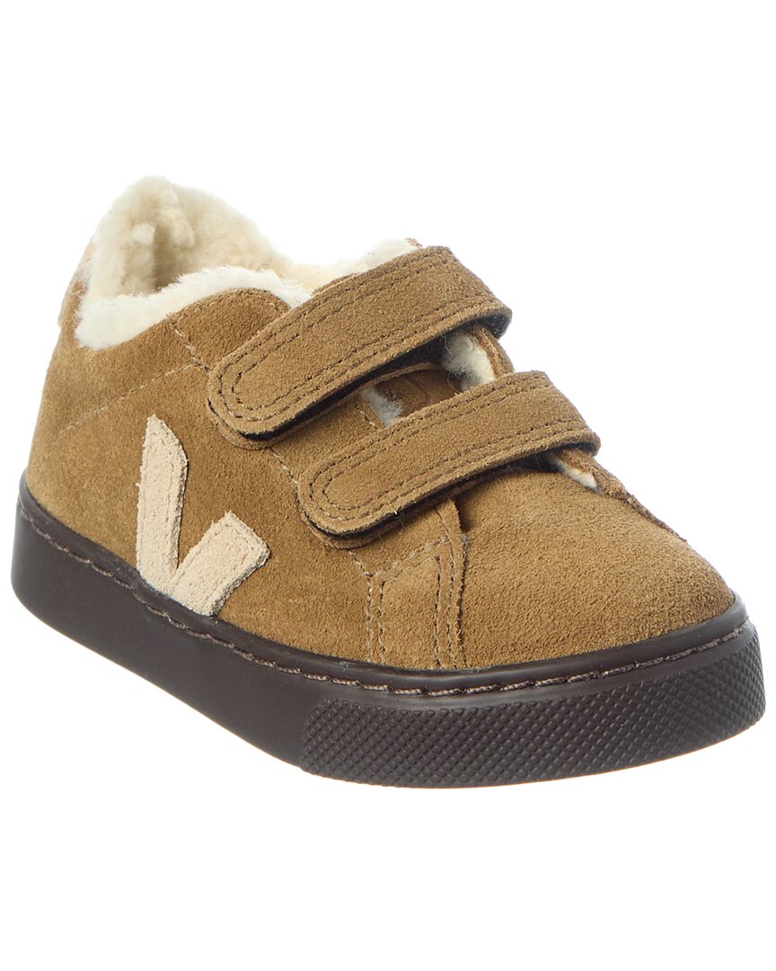 

Маленькие зимние замшевые кроссовки VEJA Esplar, коричневый