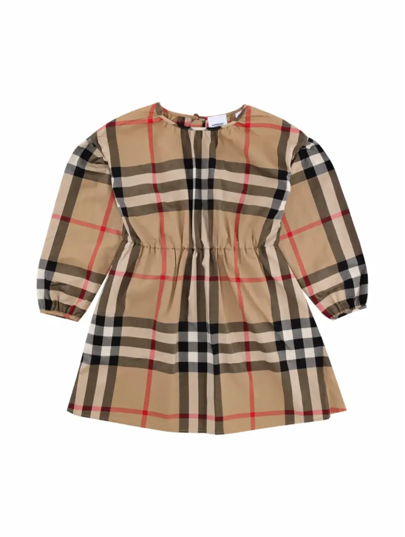 

Хлопковое платье Vintage Check Burberry, мультиколор