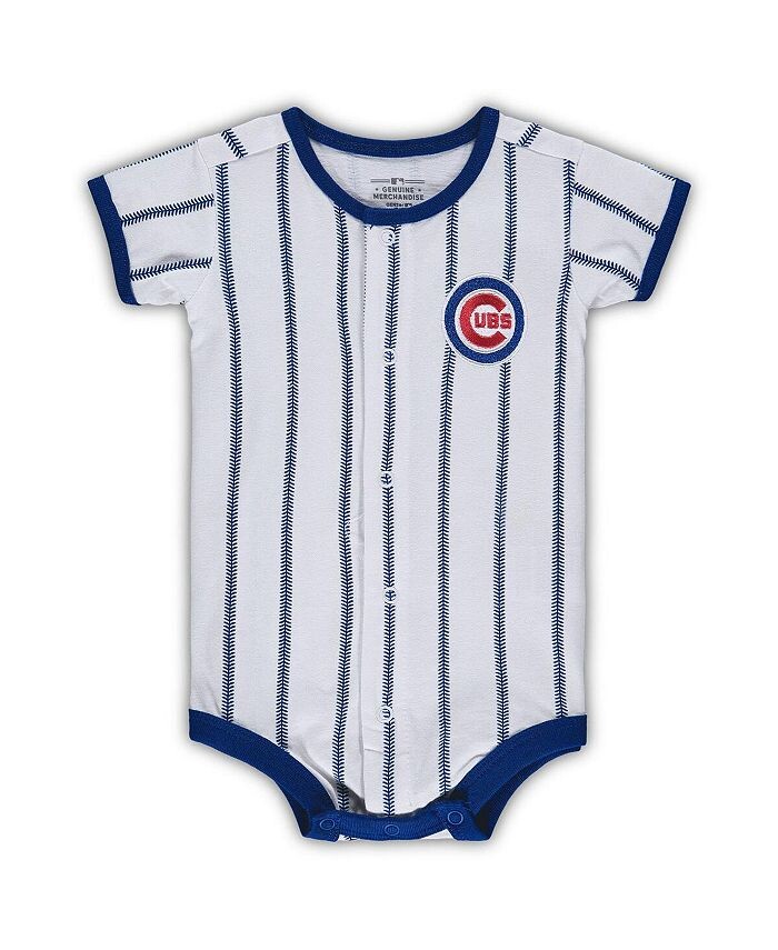 

Белый боди Royal Chicago Cubs Power Hitter с короткими рукавами для новорожденных Outerstuff, белый