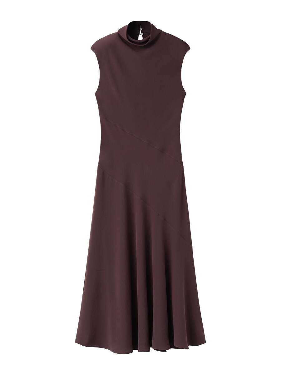 

Миди платье MANGO, Dark brown