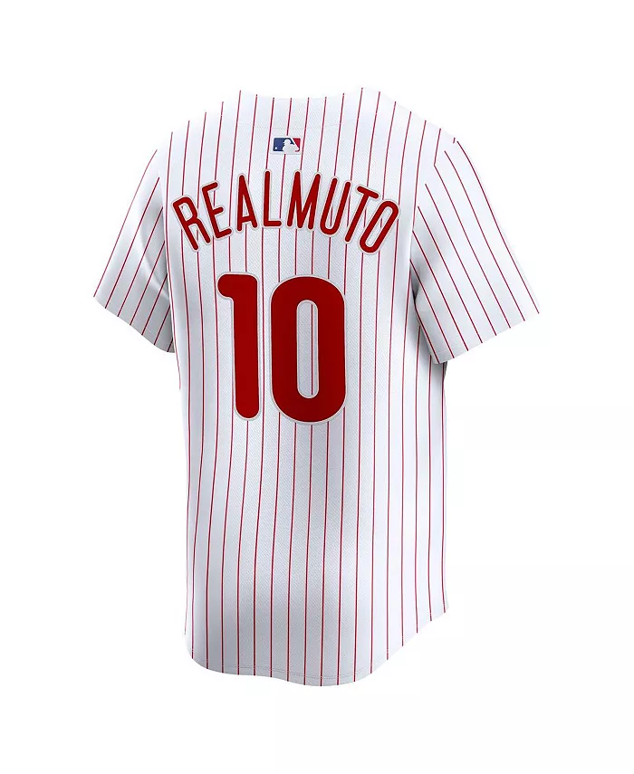 Мужская белая лимитированная джерси Philadelphia Phillies с игроком J.T. Realmuto Nike — фото 3